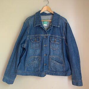 Old navy jean denim jacket coat vintage y2k
